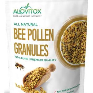 Grânulos De Pólen De Abelha Alovitox 16 Onças 100% Puro