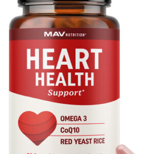 Suplemento Mav Nutrition Levedura De Arroz Vermelho 1200 Mg