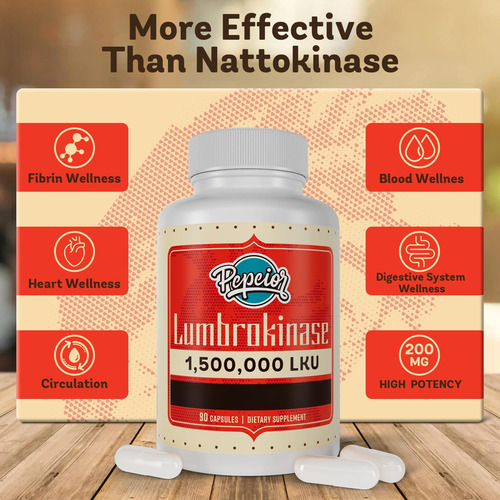 Suplemento Lumbroquinase Superior 200 Mg (1.500.000 Kku) 90 - Imagem 13
