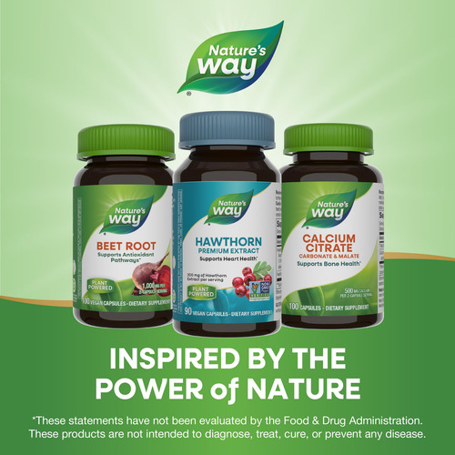 Nature"s Way Hawthorn Extrato Premium Suporte - Imagem 7