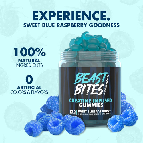 Beast Bites - Creatine Bites - 5g De Monohidrato De Creatina - Imagem 10