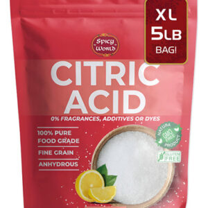 Saco A Granel De 227 Kg De Ácido Cítrico Spicy World 100% N