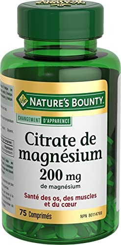 Natures Bounty Citrato De Magnésio 210mg 75 Comprimidos - Imagem 6