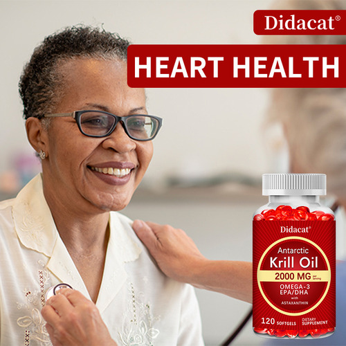 Óleo De Krill Antártico De 2000 Mg Ômega-3 Epa Dha Com As - Imagem 10