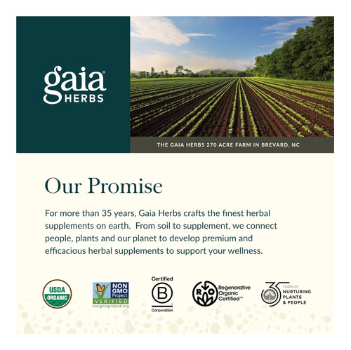 Gaia Herbs Rhodiola Rosea Suporte Ao Estresse Para Apoiar E - Imagem 7