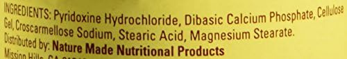 Vitamina B-6 Nature Made 100 Mg Comprimidos 100 Contagens - Imagem 7