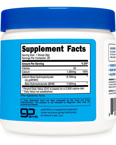 Nutricost Cálcio Bhb (250g) Sem Sabor - Sal De Cetona De Cál - Imagem 4