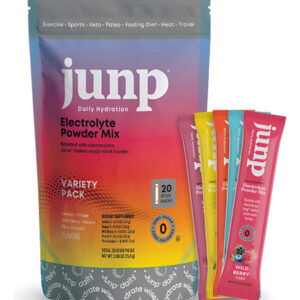 Electrolyte Drink Mix Sticks Junp Sem Açúcar 5 Sabores 20