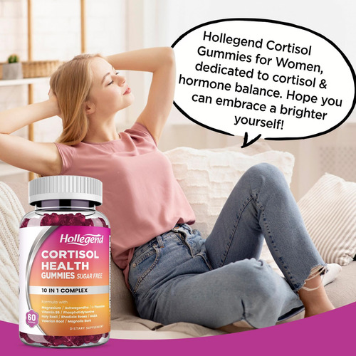 Gomitas Holegend Cortisol Para Mulheres - Sem Açúcar - Imagem 6