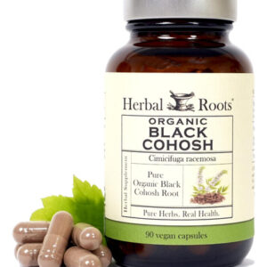 Suplemento Herbal Roots Black Cohosh Root 600mg 60 Cápsulas