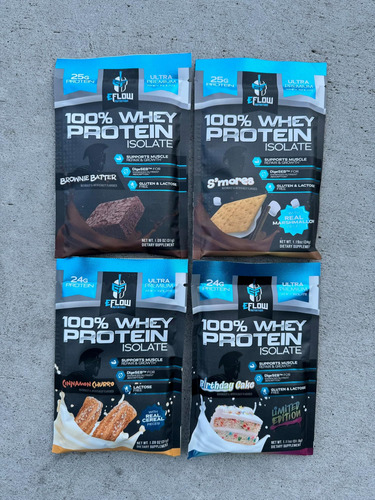 Mostras Variadas De Proteína De Soro Da Eflow Nutrition - Imagem 3