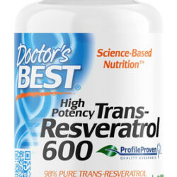 Doctor&quots Best Trans-resveratrol 600 Não-gmo Vegan Glut...