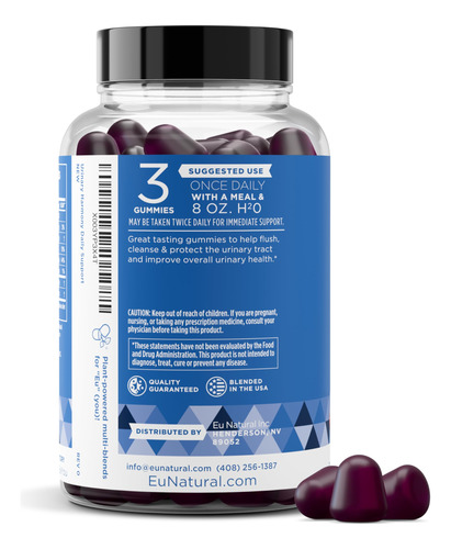 Supplement Eu Natural Urinary Harmony D Mannose Gummies - Imagem 18