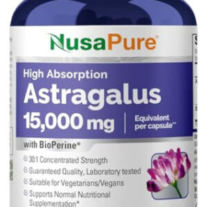 Nusapure Astragalus 15.000 Mg Por Cápsula 200 Vegetais