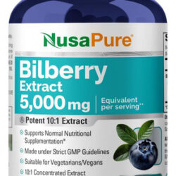 Extrato De Mirtilo Nusapure 5.000 Mg 200 Cápsulas Vegetarian