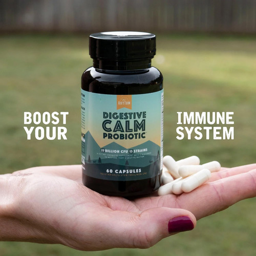 Probiótico Calmante Digestivo De Ritmo Natural (mais L-gluta - Imagem 14