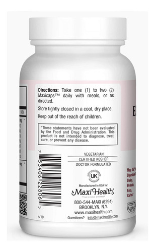 Maxi Health Premiumcomplex Digestive Enzymes Aids Laticínios - Imagem 3