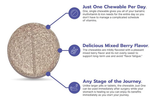 Bari Life Just One Mastigável Uma Vez Ao Dia Multivitamínic - Imagem 11