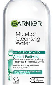Água Micelar Garnier Com Ácido Salicílico 400ml Para Pele Ol