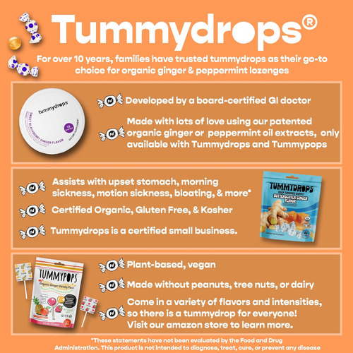 Tummydrops Usda Orgânico Doce Blackberry Gengibre - Imagem 3
