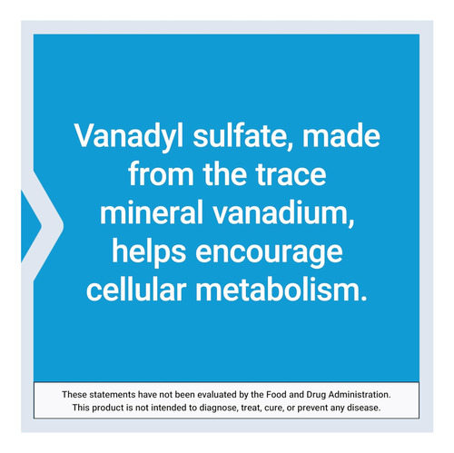 Life Extension Vanadyl Sulfate Oligoelementos Vanádio Equ - Imagem 5