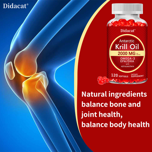 Óleo De Krill Antártico De 2000 Mg Ômega-3 Epa Dha Com As - Imagem 4