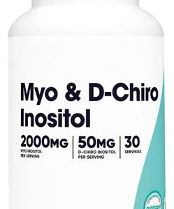 Myo & D Chiro Inositol 2000mg Com 120 Cápsulas Ajudam O Sop