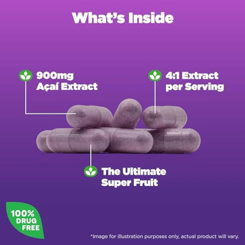 Natrol Açaí 900 Mg Por Porção Dietético - Imagem 8
