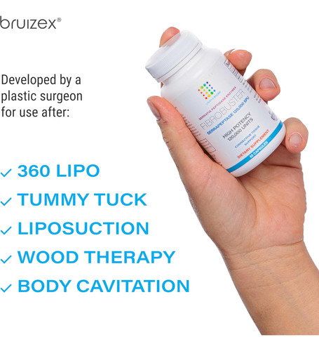 Bruizex Fibrobuster: Enzimas Proteolíticas Serrapeptase Spu - Imagem 4