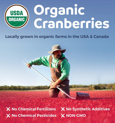 Organic Cranberry Pills - Concentrado 50:1 Equivale A 25.000 - Imagem 4