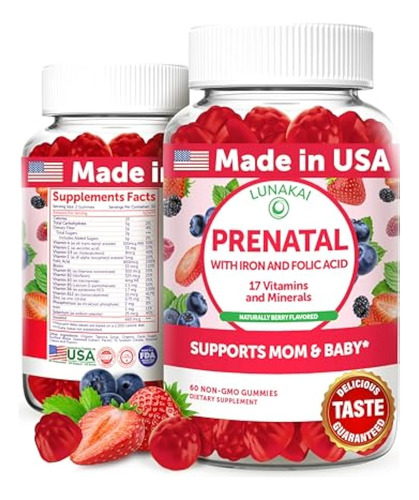 Lunakai Usa Produziu Vitaminas Pré-natais Com Ferro E - Imagem 7