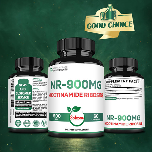 Satoomi 900mg Nad+ Suplemento Com Ribosídeo De Nicotinamida - Imagem 14