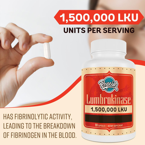 Suplemento Lumbroquinase Superior 200 Mg (1.500.000 Kku) 90 - Imagem 10