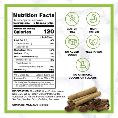 Café Gelado Com Proteína Pimenta Sabor Canela 414 Ml 14 - Imagem 3