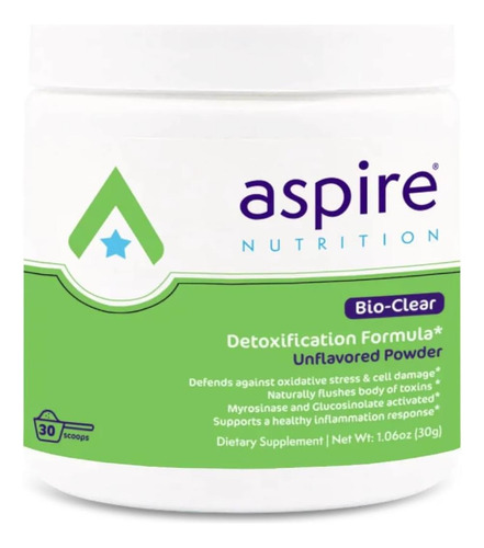 Desintoxicação Bio-clara De Aspire Nutrition 30 Dias