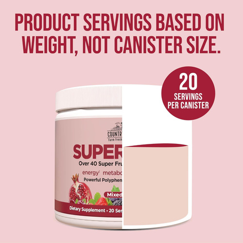 Country Farms Super Reds Superalimento Energizante De Polif - Imagem 11