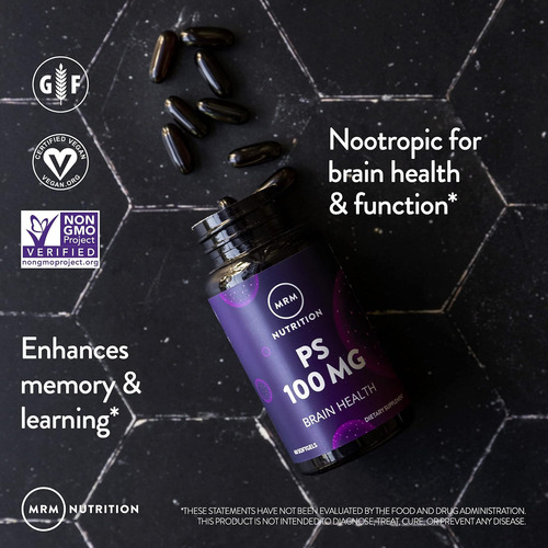 Mrm Nutrição Ps 100mg Fosfatidilserina Saúde Cerebral - Imagem 6