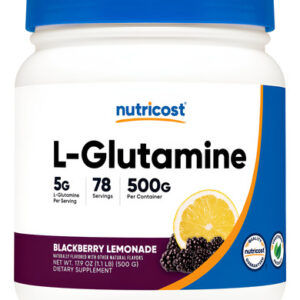 Pó De L-glutamina Adoçado Com Stevia 05 Kg