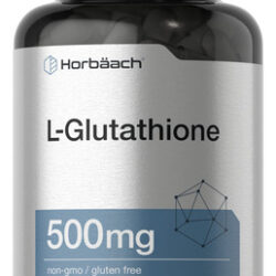 Suplemento Horbäach L-glutationa 500 Mg Reduzido Em 60 Cápsu