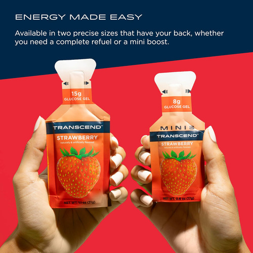 Transcend Foods Mini Gel De Morango (06 Oz Pacote De 12) S - Imagem 13