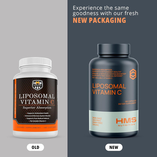 Vitamina C Lipossomal Premium 1600mg - Solúvel Em Gordura - - Imagem 4