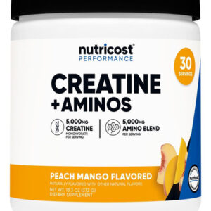 Creatina Nutricat + Aminos 30 Porções Sabor Manga