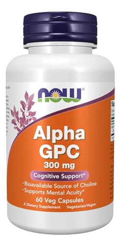 Suplementos Now Alpha Gpc 300 Mg Com - Imagem 7