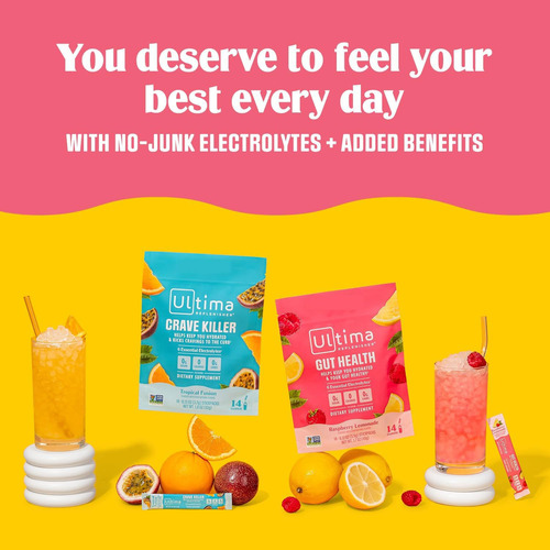 Suplemento Ultima Replenisher Gut Health: Limonada De Frambo - Imagem 6
