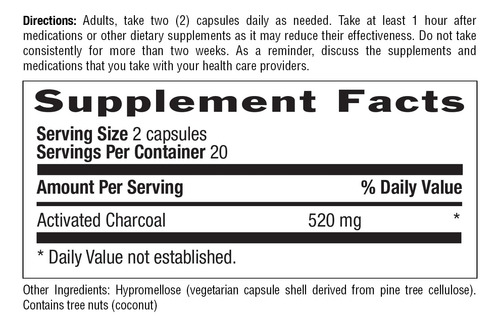 Suplemento De Carvão Ativado De Coco Country Life 260 Mg - Imagem 5