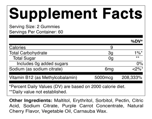 Vitamatic Vitamina B12 Extra Forte 5000 Mcg (metil B12) - Imagem 9