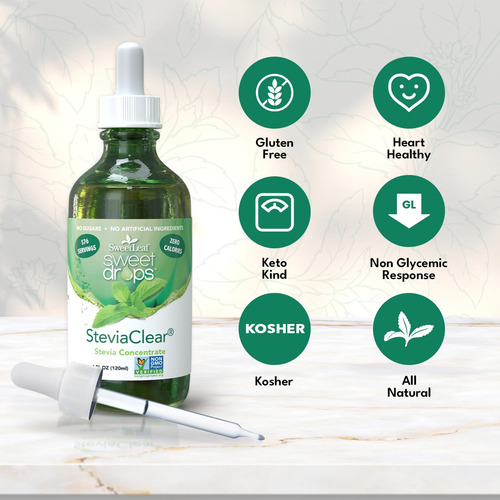 Sweetleaf Sweet Drops - Líquido Com Sabor De Estévia - Imagem 15