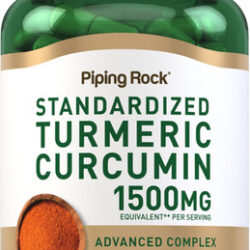 Suplemento Piping Rock Turmeric Curcumin Complex 1500mg 120