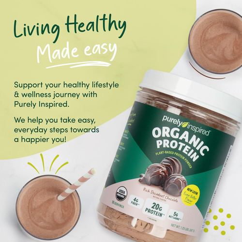 Proteína Em Pó Chocolate Rico De Inspiração Pura 20 G (16 - Imagem 6