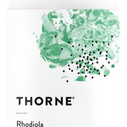 Thorne Rhodiola Suplemento Botânico Para Alívio Do Estresse